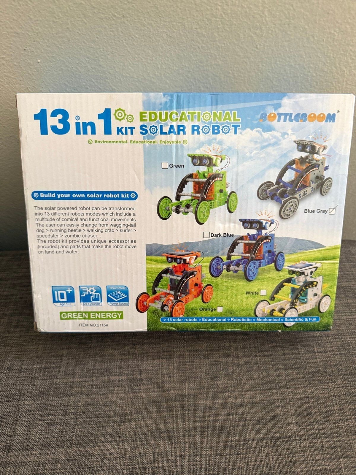 New 13 In 1 Educational Solar Robot Kit Stem Toy