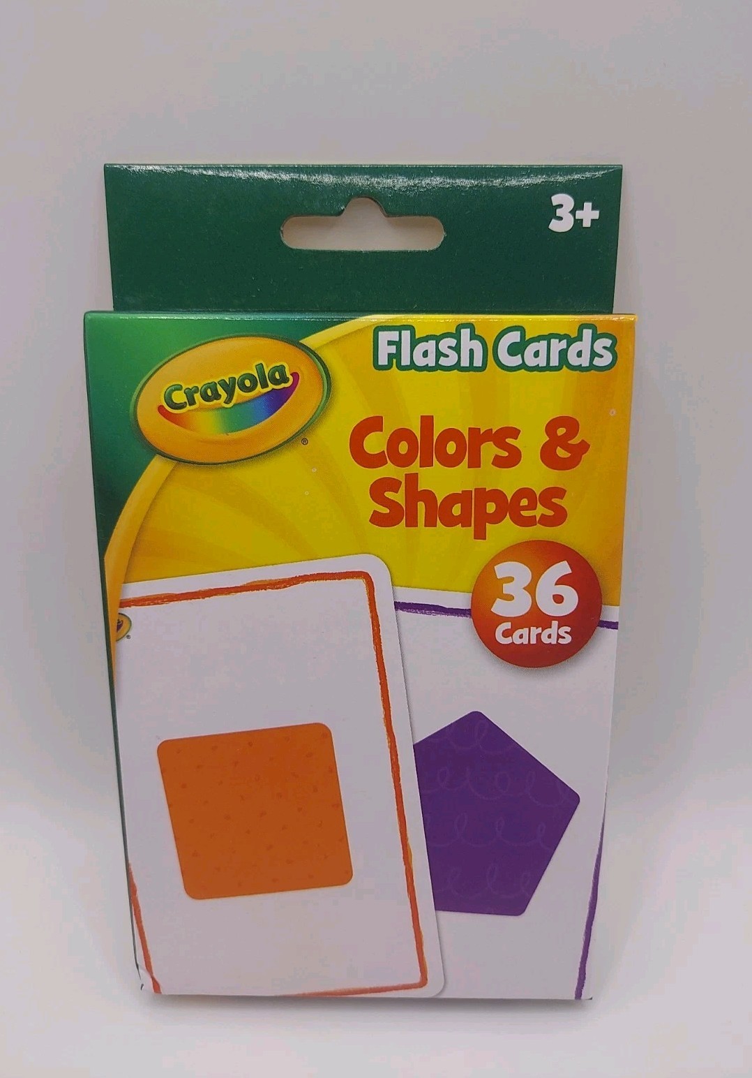 Crayola Flash Cards Colors & Shapes 36ct Learning Educational Kids Ages 3+