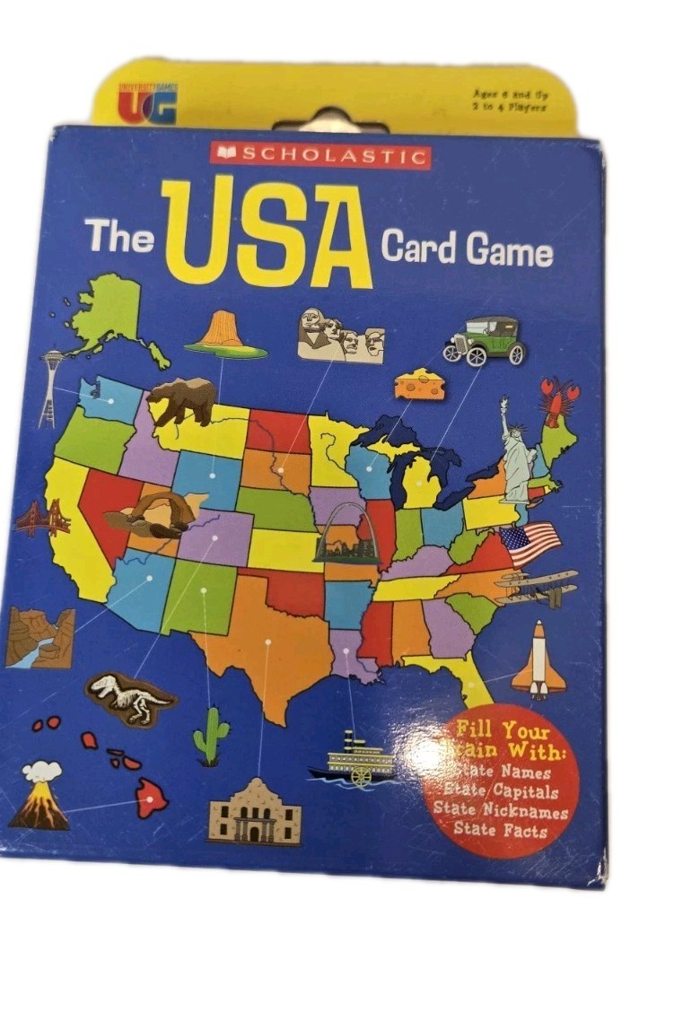 New – University Games Scholastic – The USA Game – Ages 6+ | 2-4 players