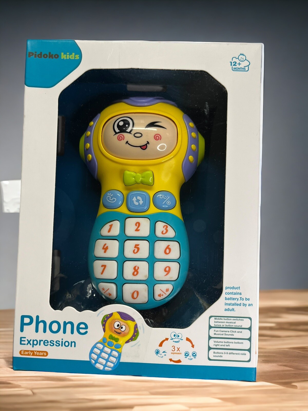 KEINXS Pidoko Kids toy Mobile Phone Face Changeable Phone Expression New