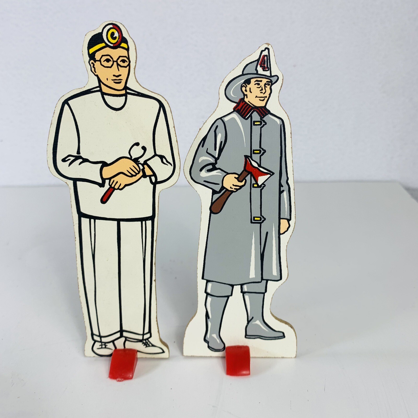 VTG Judy Story Set Of 10 Community Workers Stands Educational Collectibles 60s
