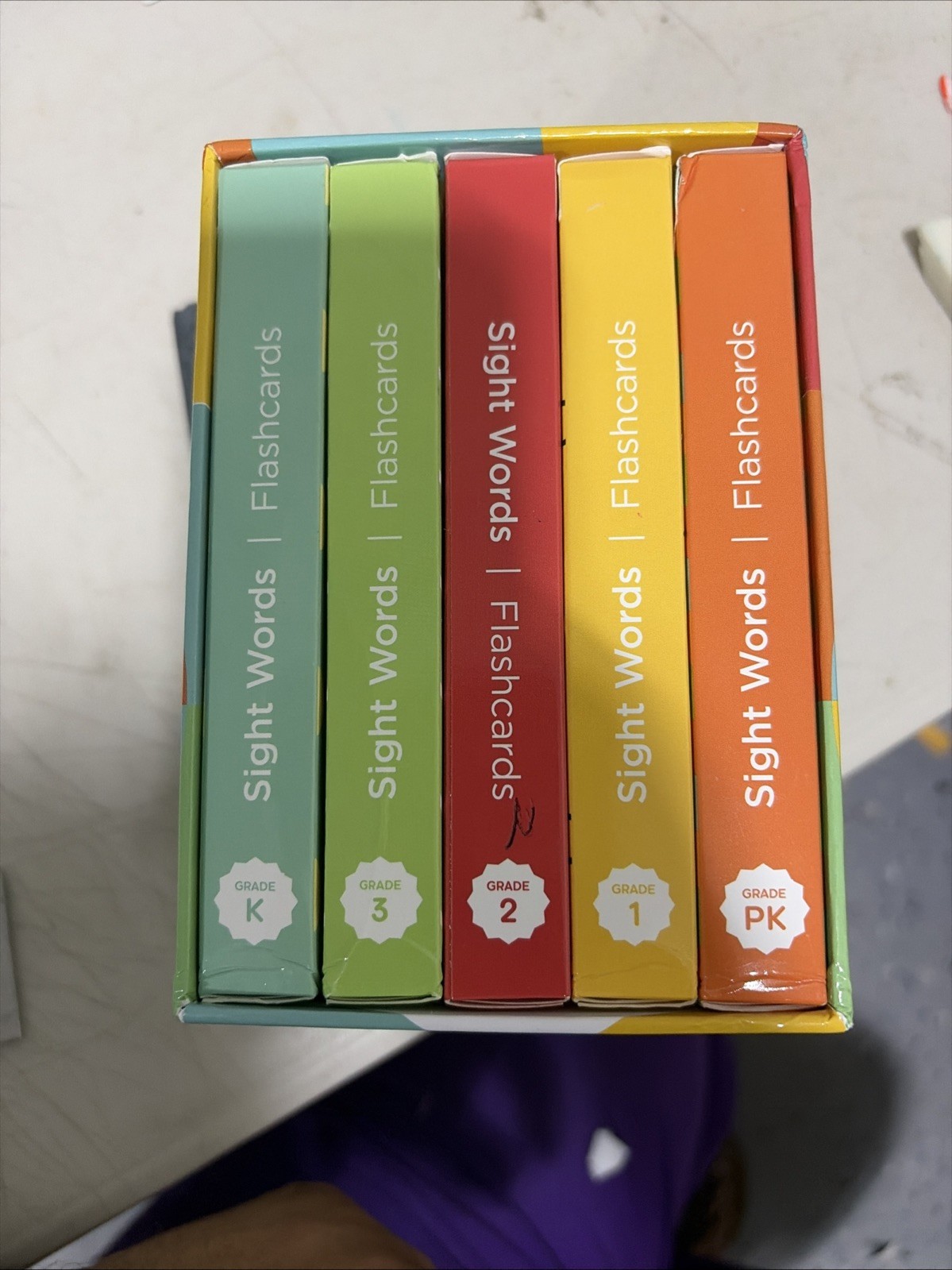 Think Tank Scholar Sight Words Flashcards Box Set (520 Words) PK,K,1,2,3 – NEW