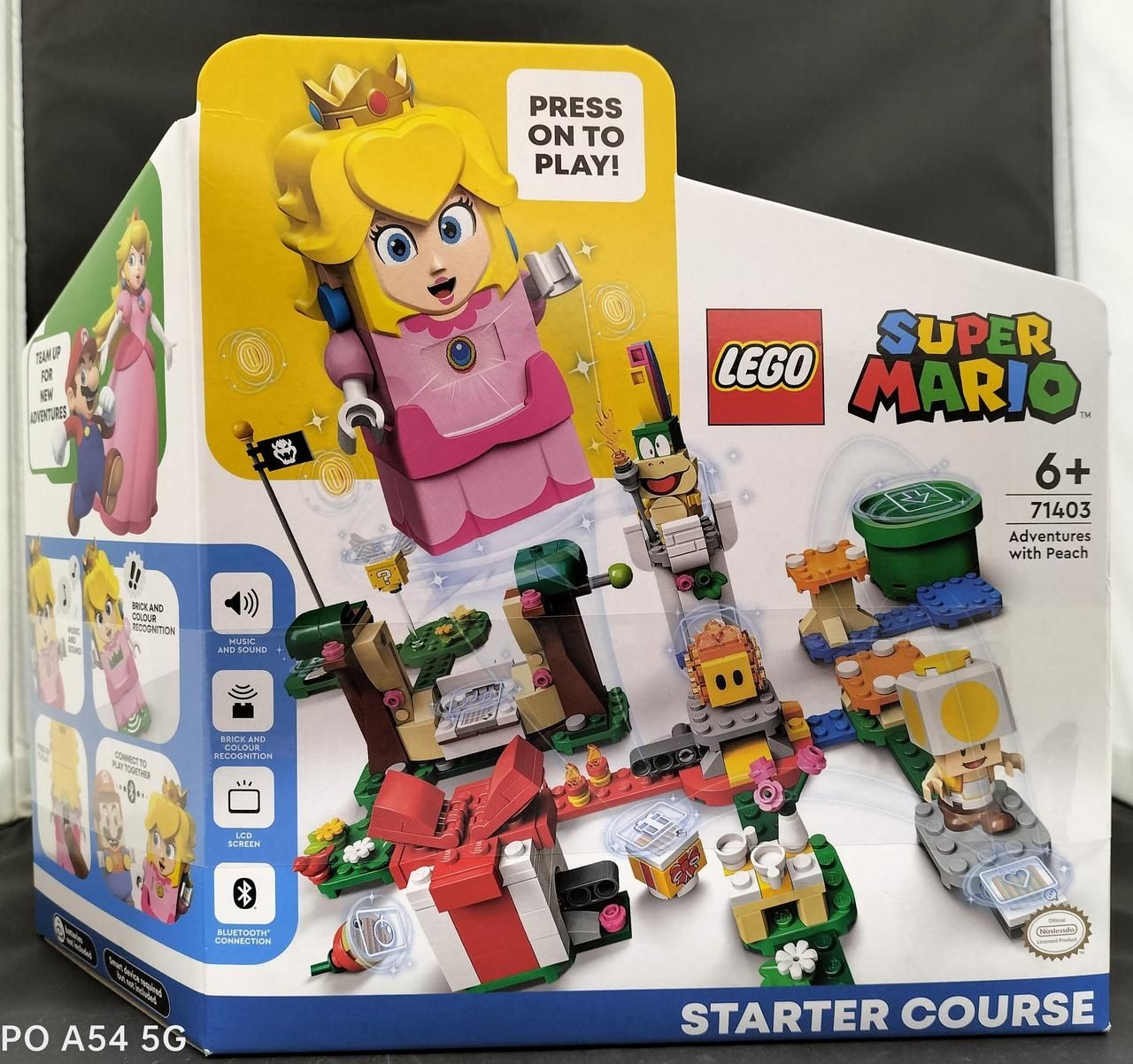 Lego Super Mario Peach and Beginning of Boken Used