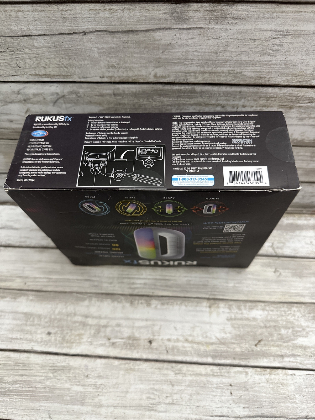 New RUKUSfx Motion Controlled Music Mixer 120 Tracks 80 Sound Effects Just Play
