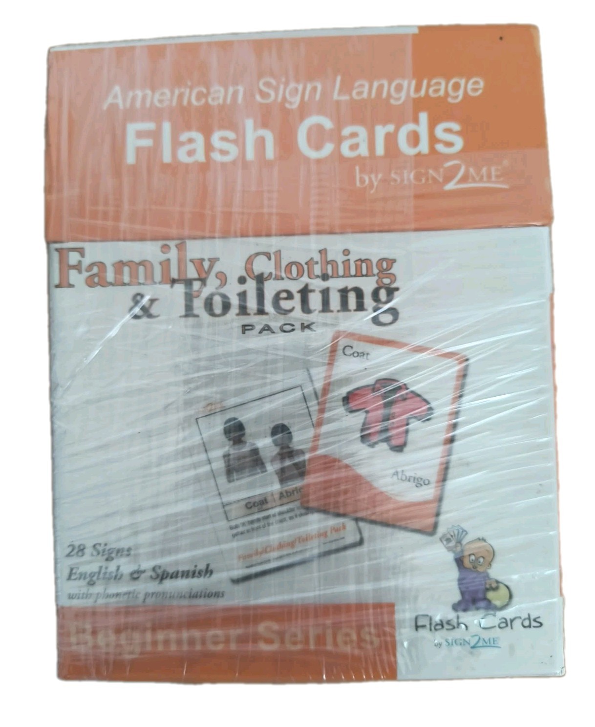 Lot Of 5 Sign2Me – ASL Flashcards Beginners Series English/Spanish Full Set NOS
