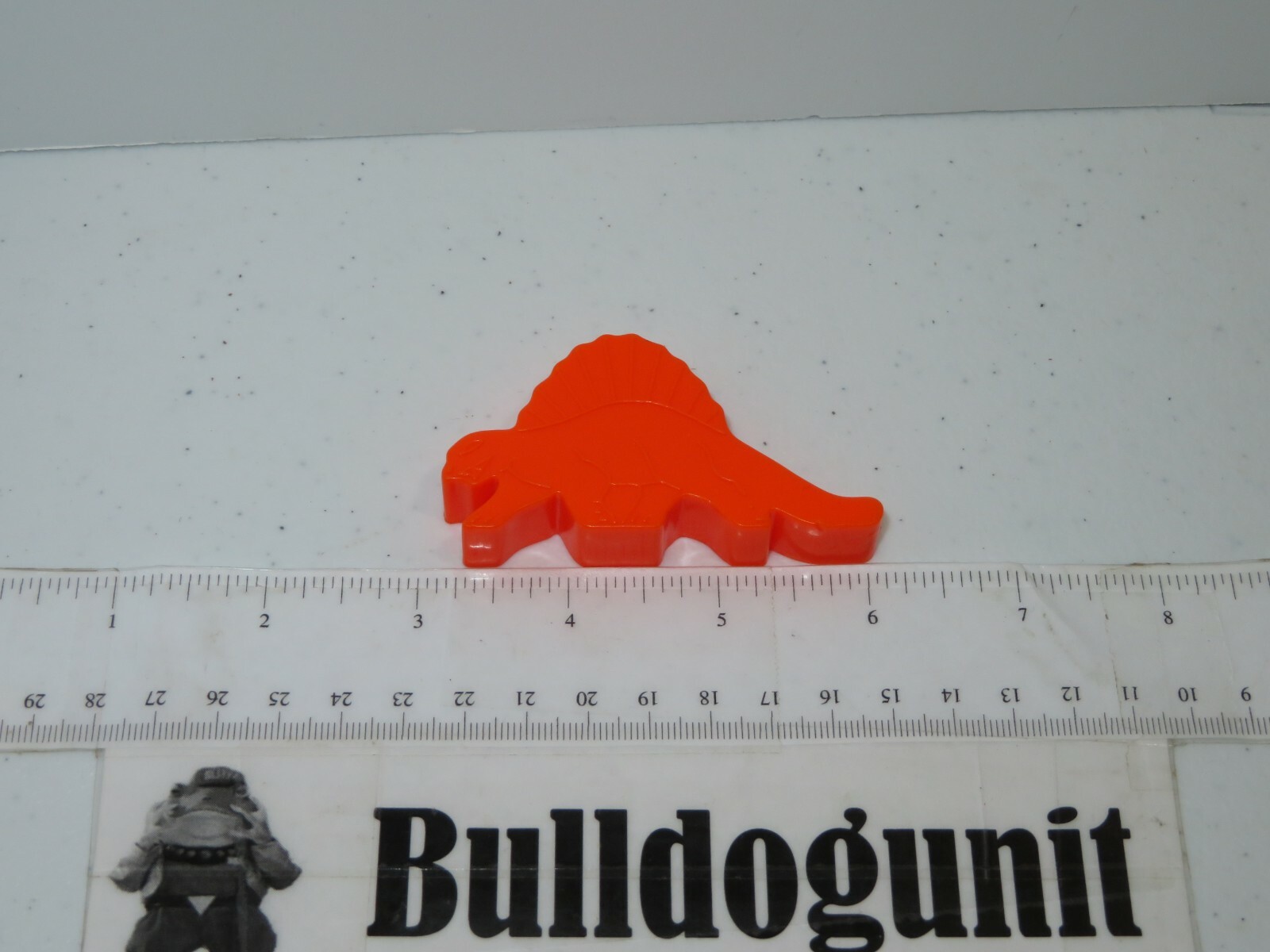 1984 Discovery Toys Place & Trace Plastic Orange Dinosaur Replacement Part Only