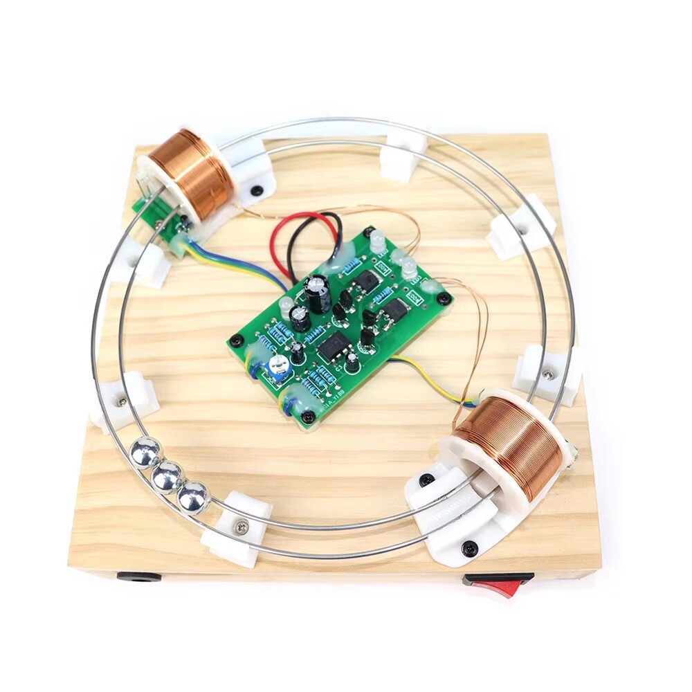 Electromagnetic Accelerator DIY Electrical & Magnetic Induction Circular Motion