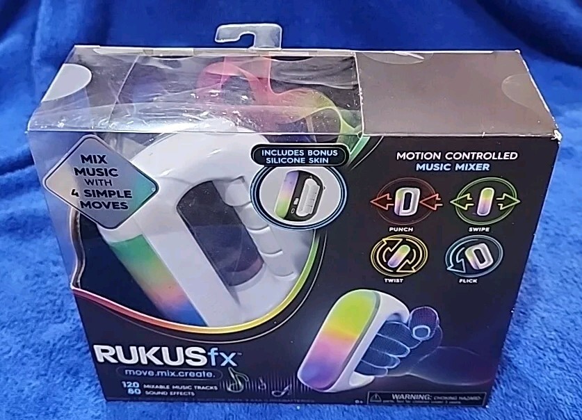 Rukus FX Hand Held Motion Controlled Music Mixer Bonus Silicone Skin RUKUSfx NEW
