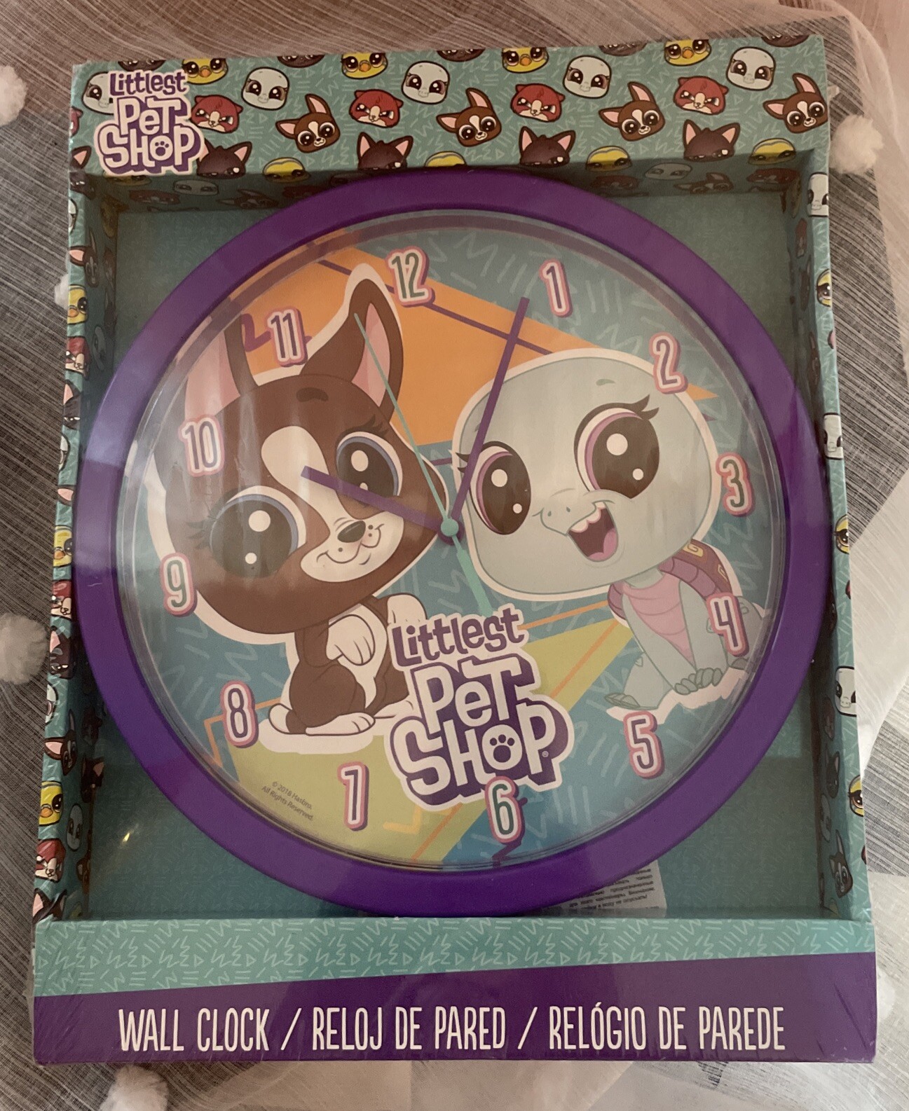 Littlest Pet Shop Analogue Wall Clock Super Hard To Find