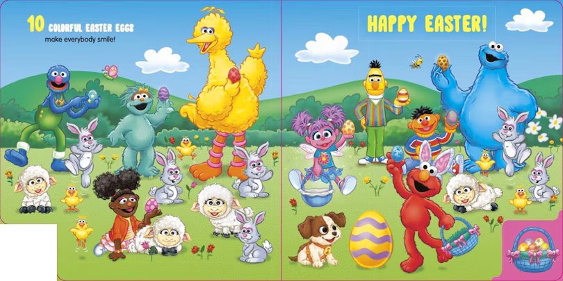 Elmo Hops to It! An Easter Counting Book (Sesame Street)