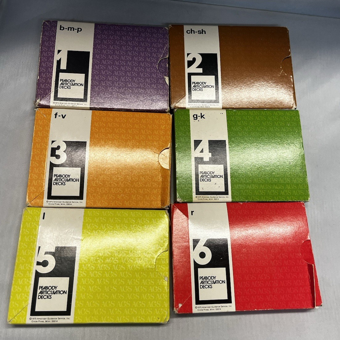 1975 Peabody Language Articulation Decks Set