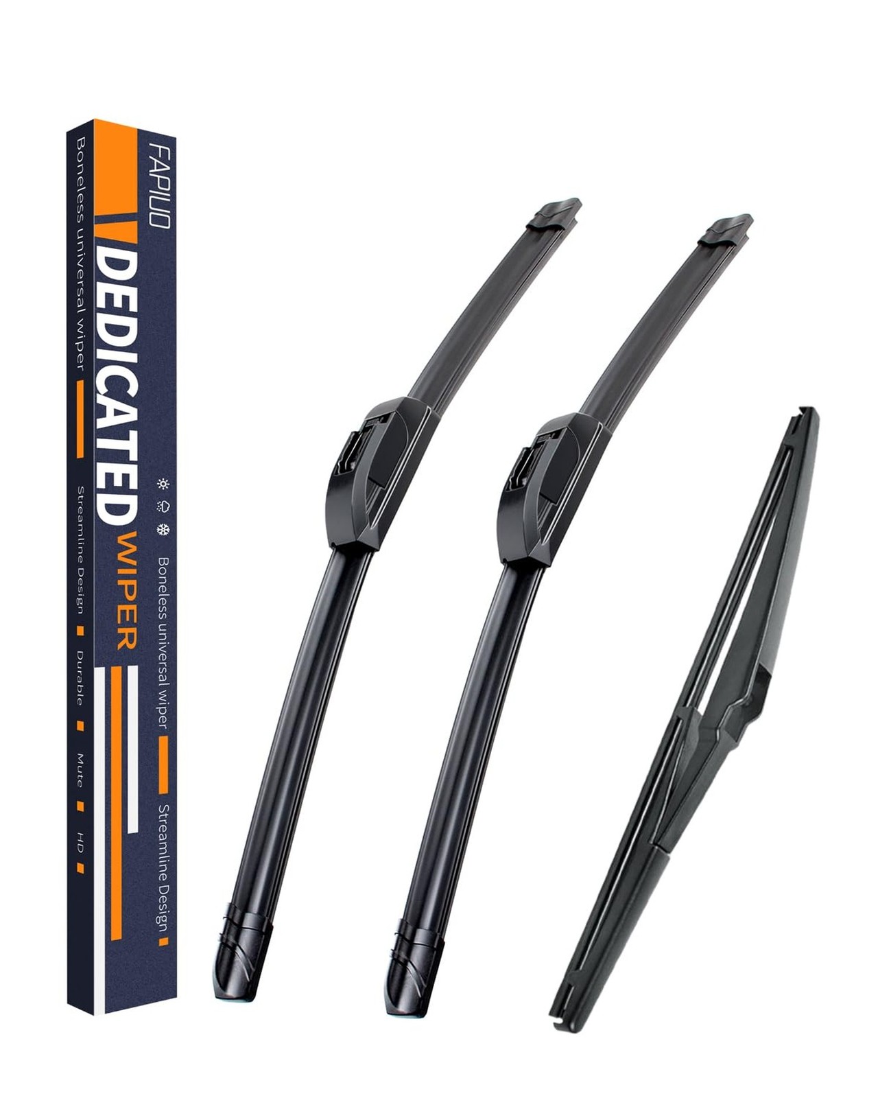 Replacement for Toyota RAV4 2013-2018 Silent Wipers -FAPIUO Front and Rear Wi…