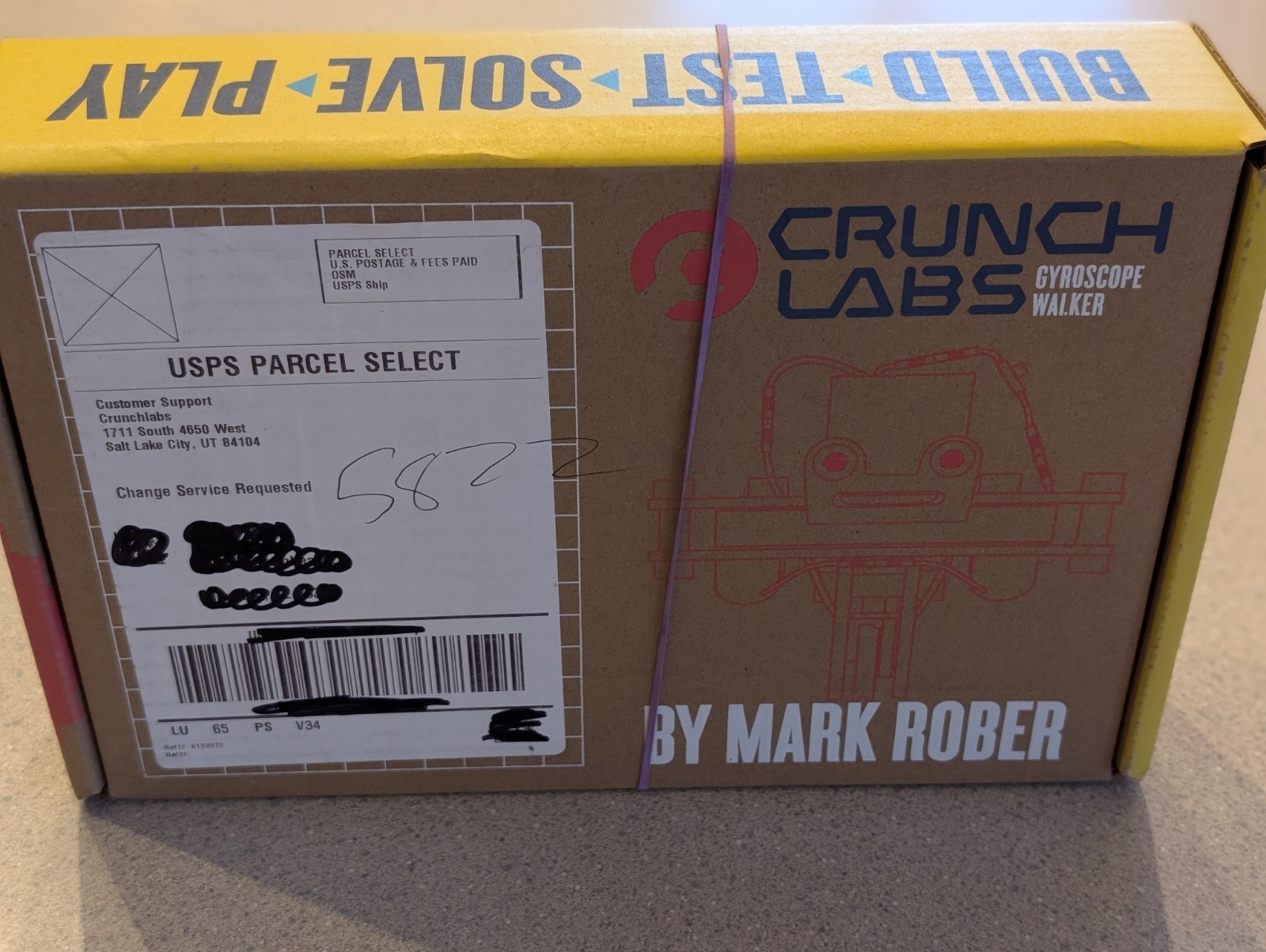 Crunch Labs by Mark Rober “Gyroscope Walker” Educational Build Kit – Sealed