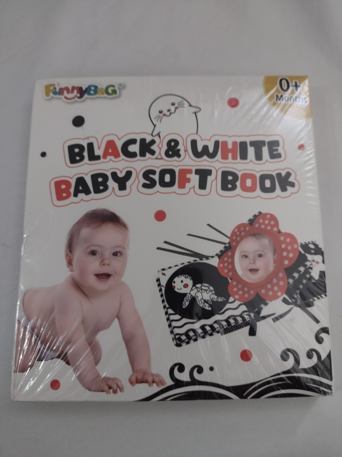 Black And White Baby Soft Book