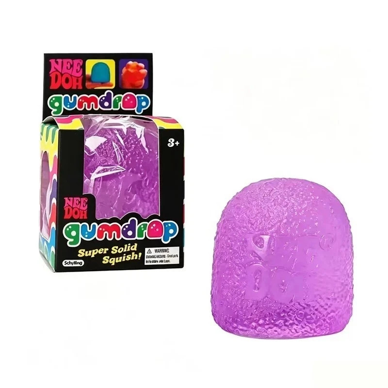 Authentic Nee Doh Gumdrop Super Solid Squish Needoh Gum Drop RARE