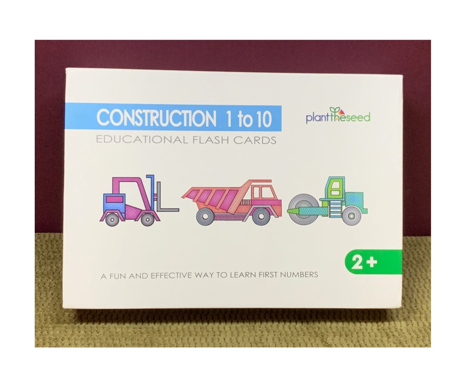 THICK EDUCATIONAL FLASH CARDS COUNTING 1 – 10 & LEARNING AS YOU GO ALONG