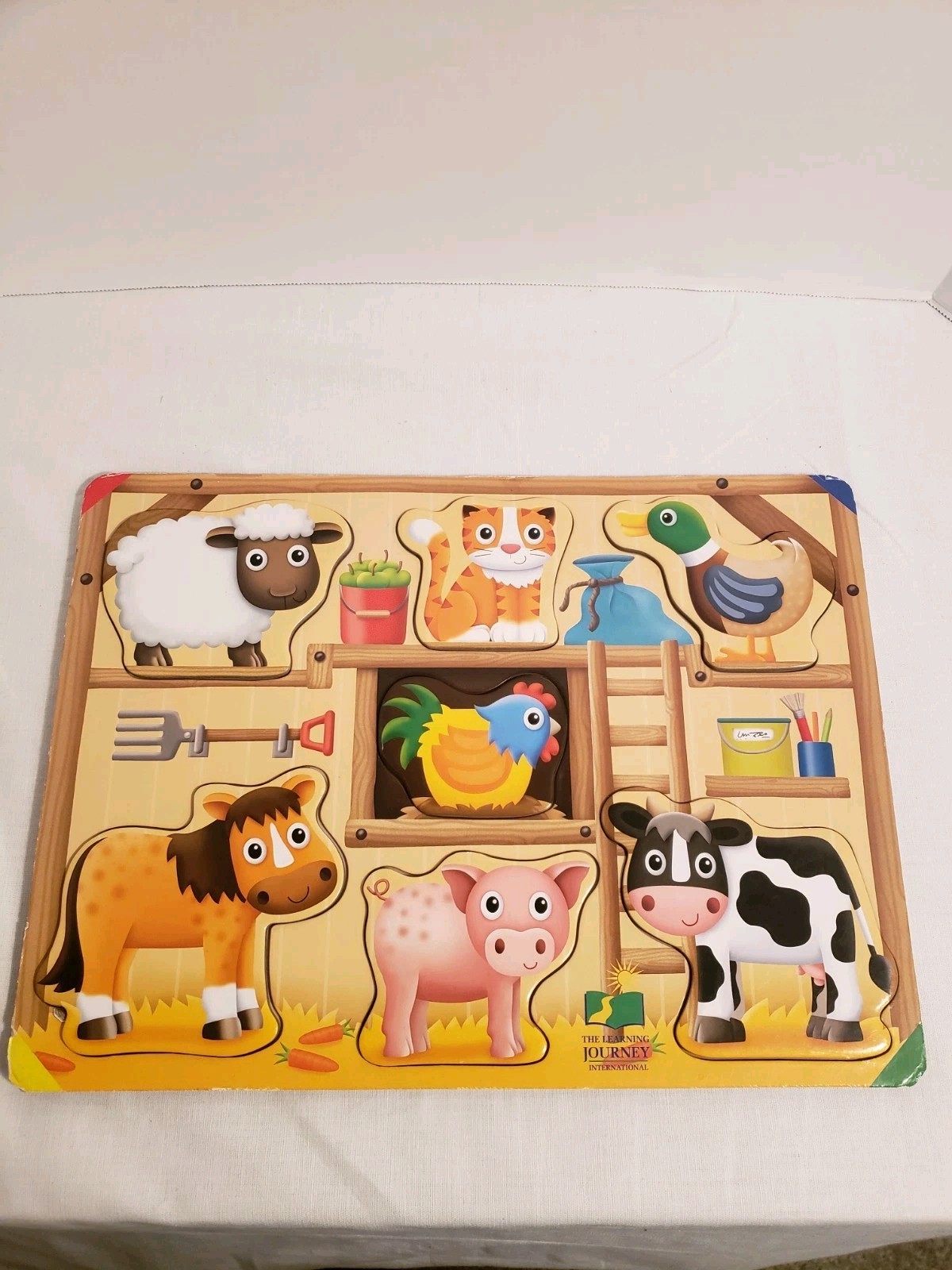 The Learning Journey My First Lift & Learn Puzzle – On the Farm: 7 Pcs