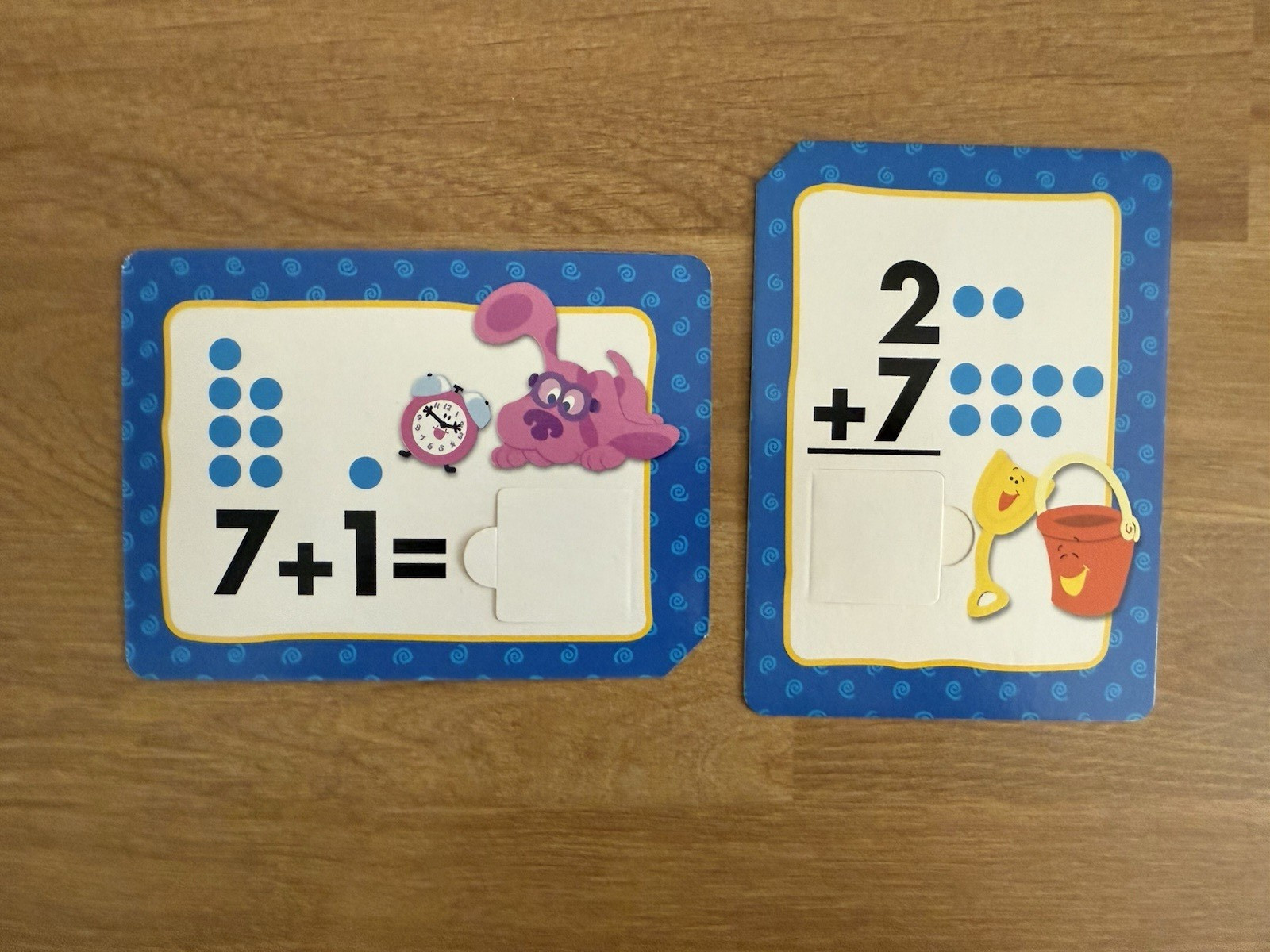 Blues Clues Early Addition Flap Cards Nick Jr 2005 Educational COMPLETE