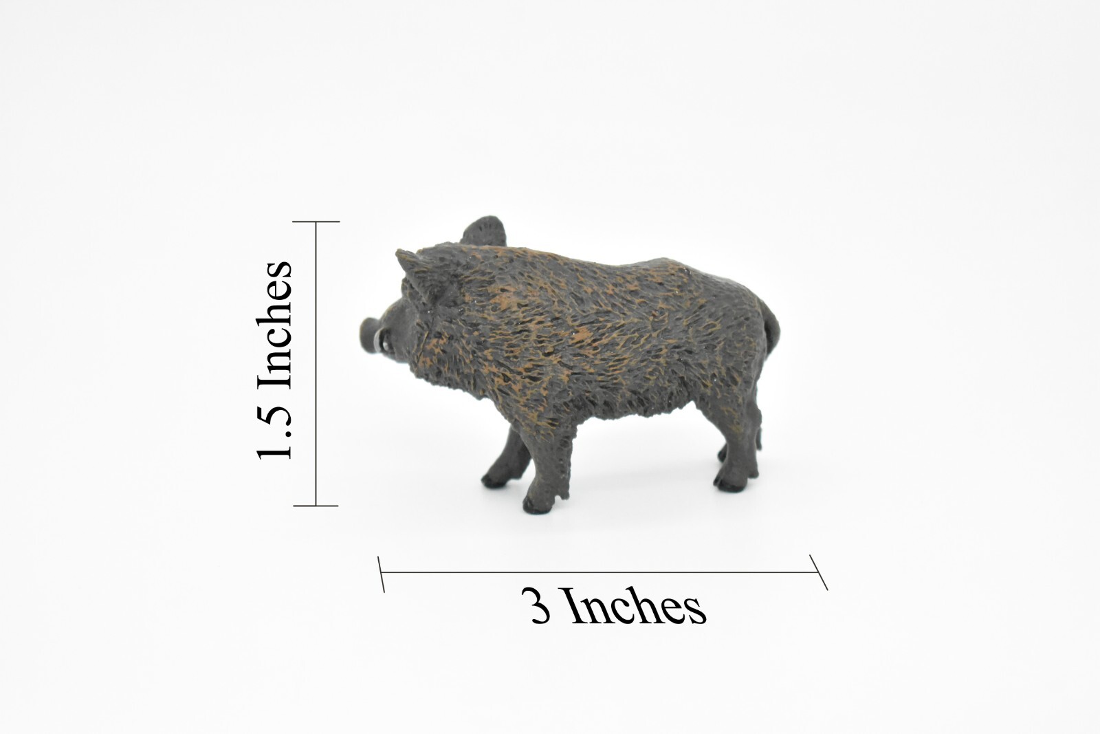 Wild Boar, Javelina Pig Figure, Educational Animal Kids, 3″ CWG177 BB41