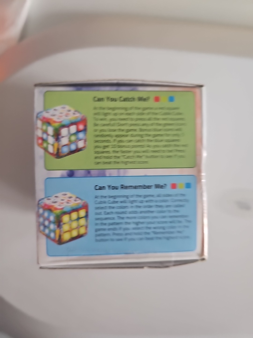 Kids LED Flash Cube Memory Game Electronic Handheld ,5 Brain Toys Play Puzzle