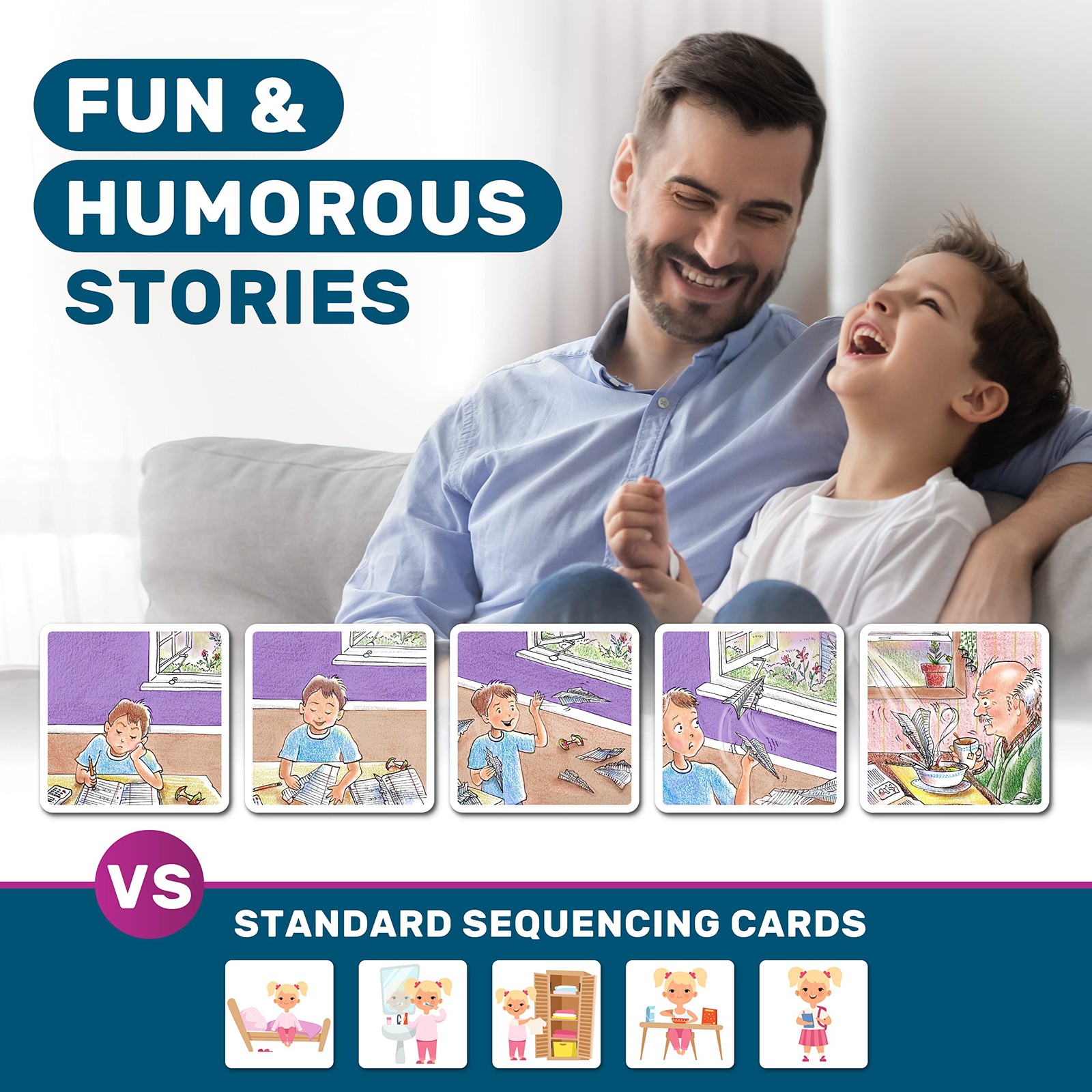 Story Cues Skilled Sequencing Cards, Speech Therapy Materials, Social Skills …