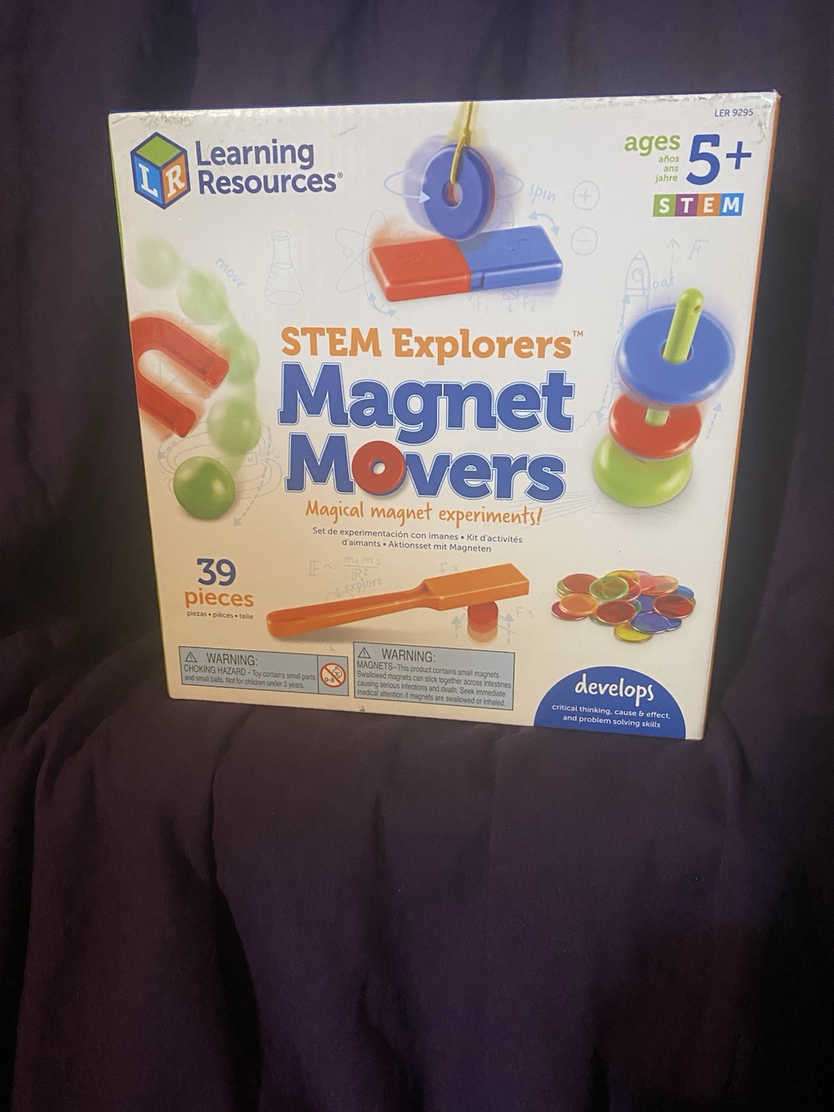 STEM Explorers -Ages 5+,39 Pieces, Magnet Movers, Critical Thinking Skills
