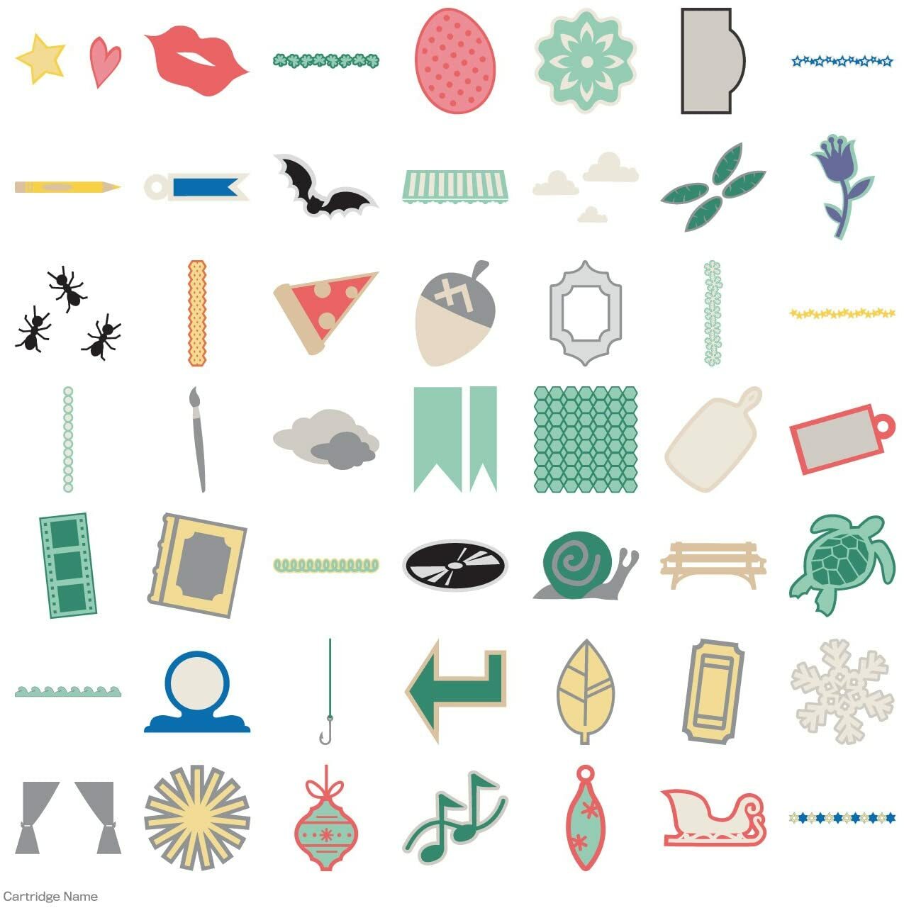 Cricut Family Album Cartridge – 350 Unique Images