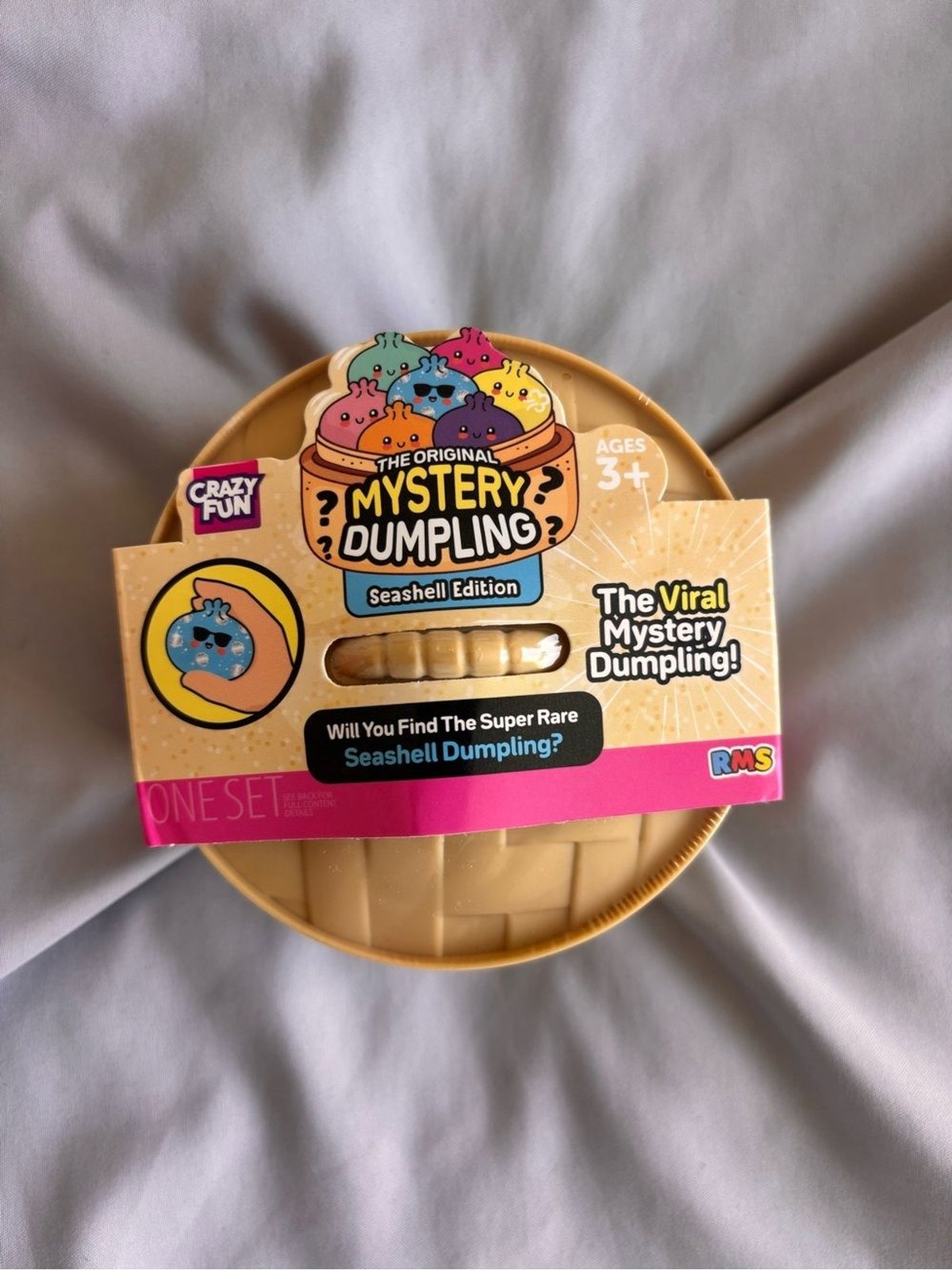 RMS Crazy Fun Original Mystery Dumpling Seashell Edition Squishy Toy