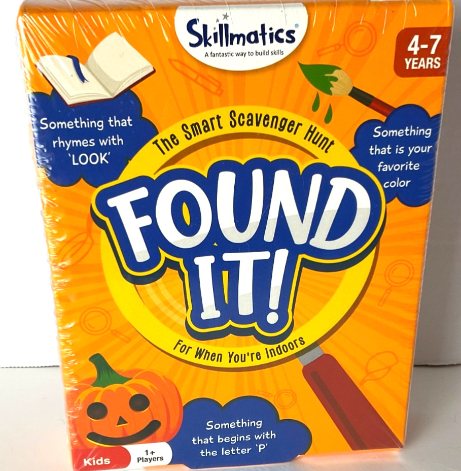 Skillmatics Found It Smart Scavenger Hunt For Inside Kids Brand New