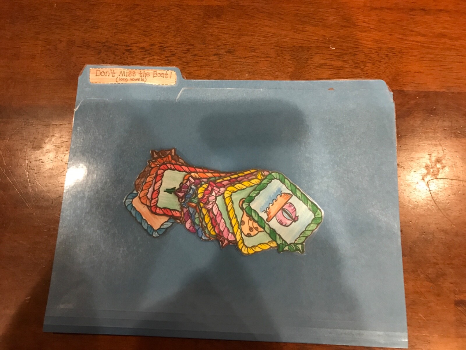 Don’t Miss the Boat! Long short vowels 1st grade language arts file folder game