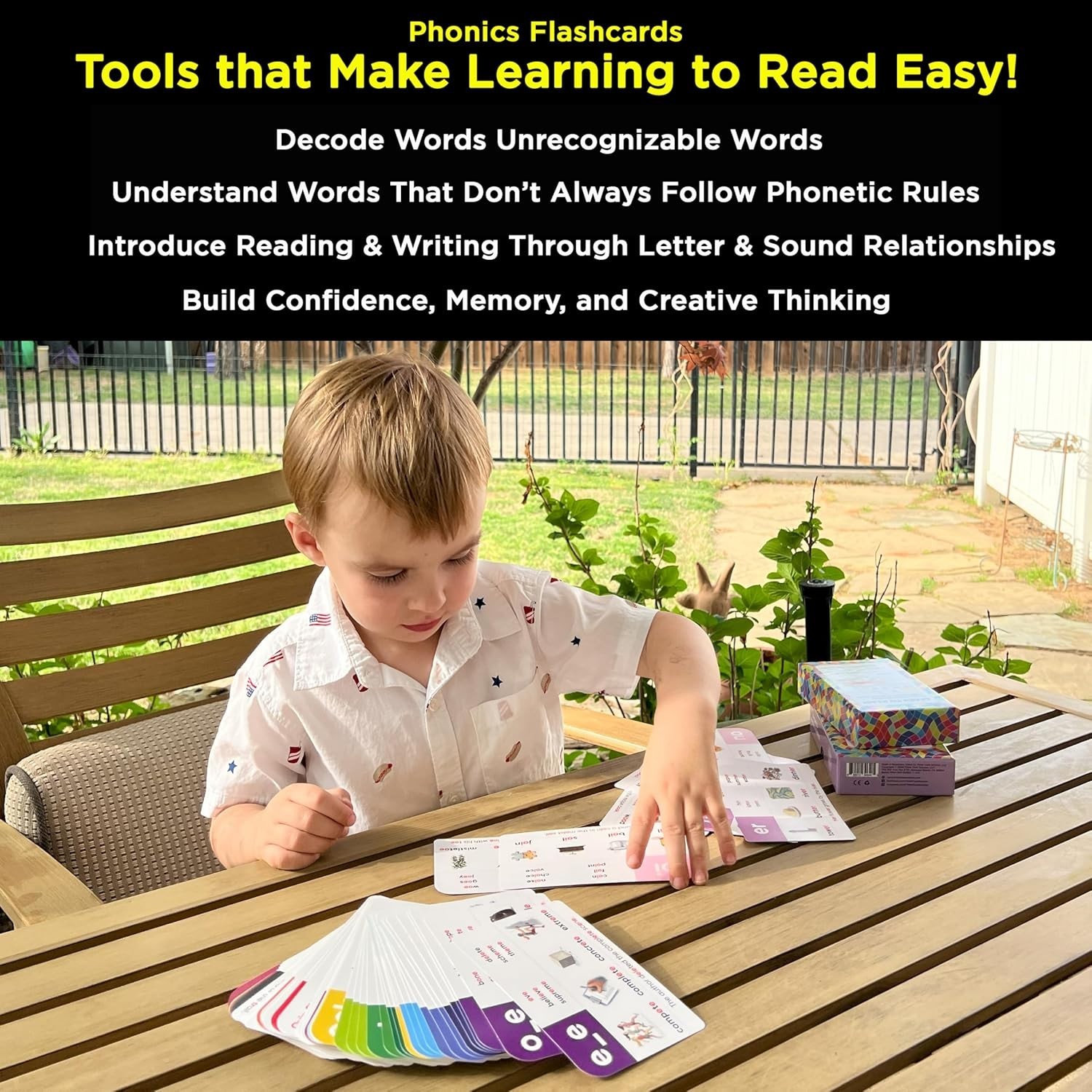 Learn to Read Flash Card Set 1600+ Words Phonics Sight Words Games 4K-3rd Grade