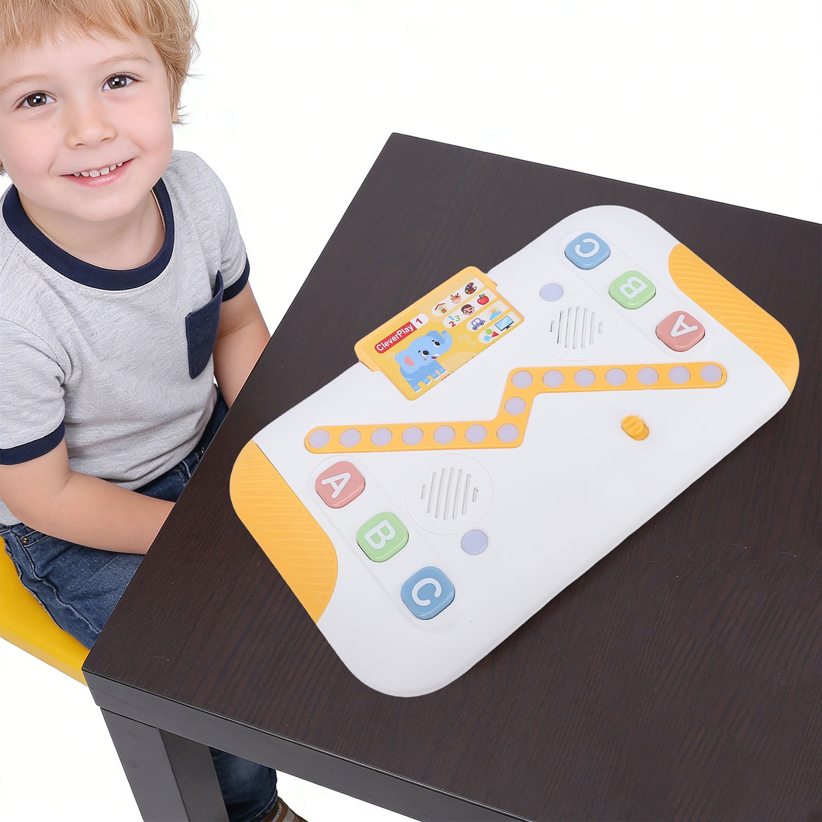 1-Interactive Quiz Card Reader Educational Flashcard Machine For Kids 3-6