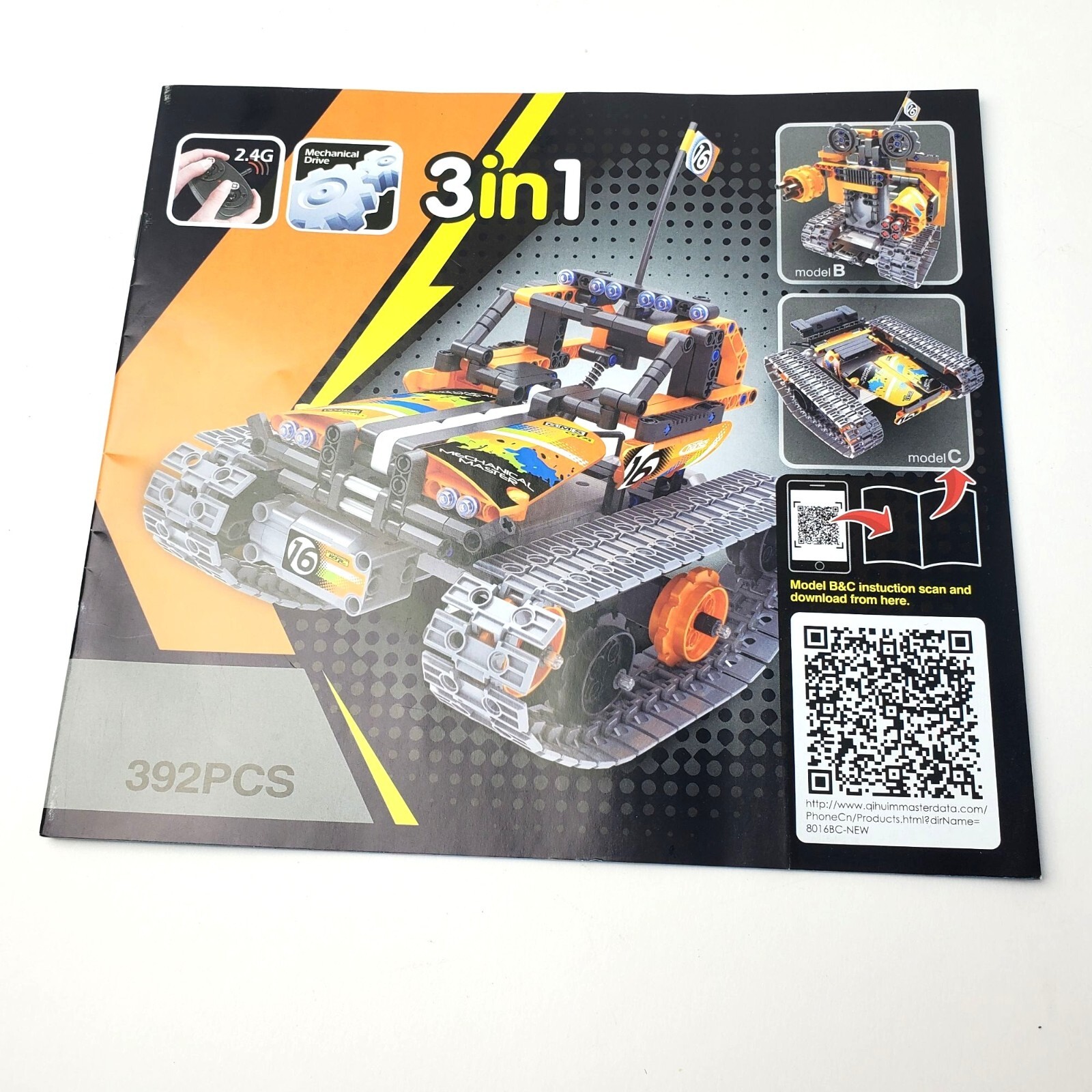 STEM Morwant Mechanical Master R/C 3 in 1 Stunt Series No. 8016 Ages 8+