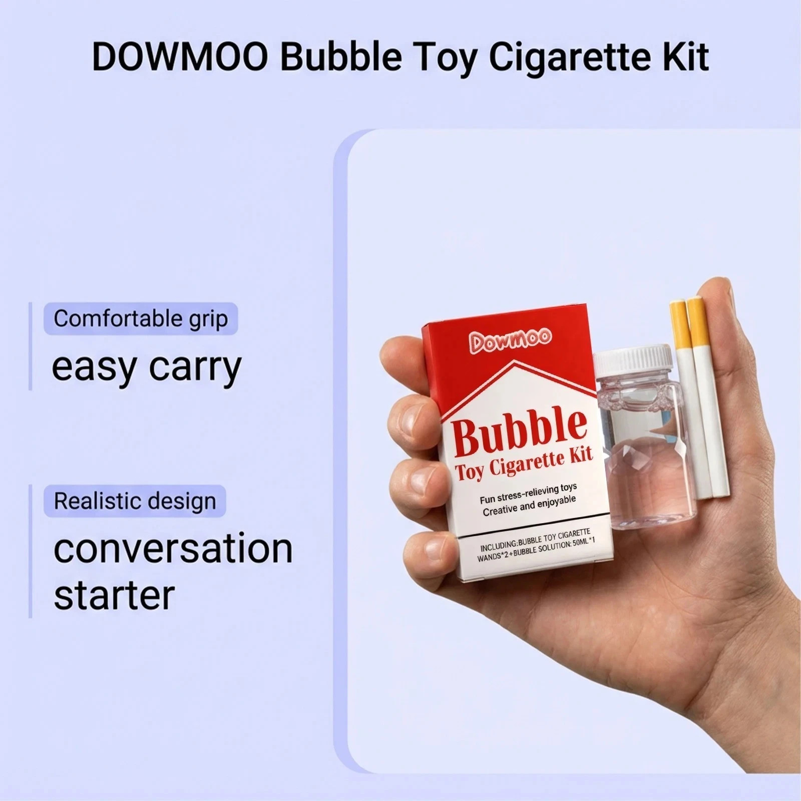 Bubble Toy Cigarette, Stress Relief Toy Fake Bubbles Smoke Cigarettes – New Pack