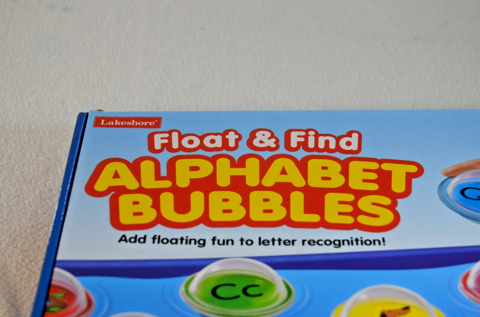 Float & Find Alphaber Bybbles Lakeshore Missing 2 Bubbles