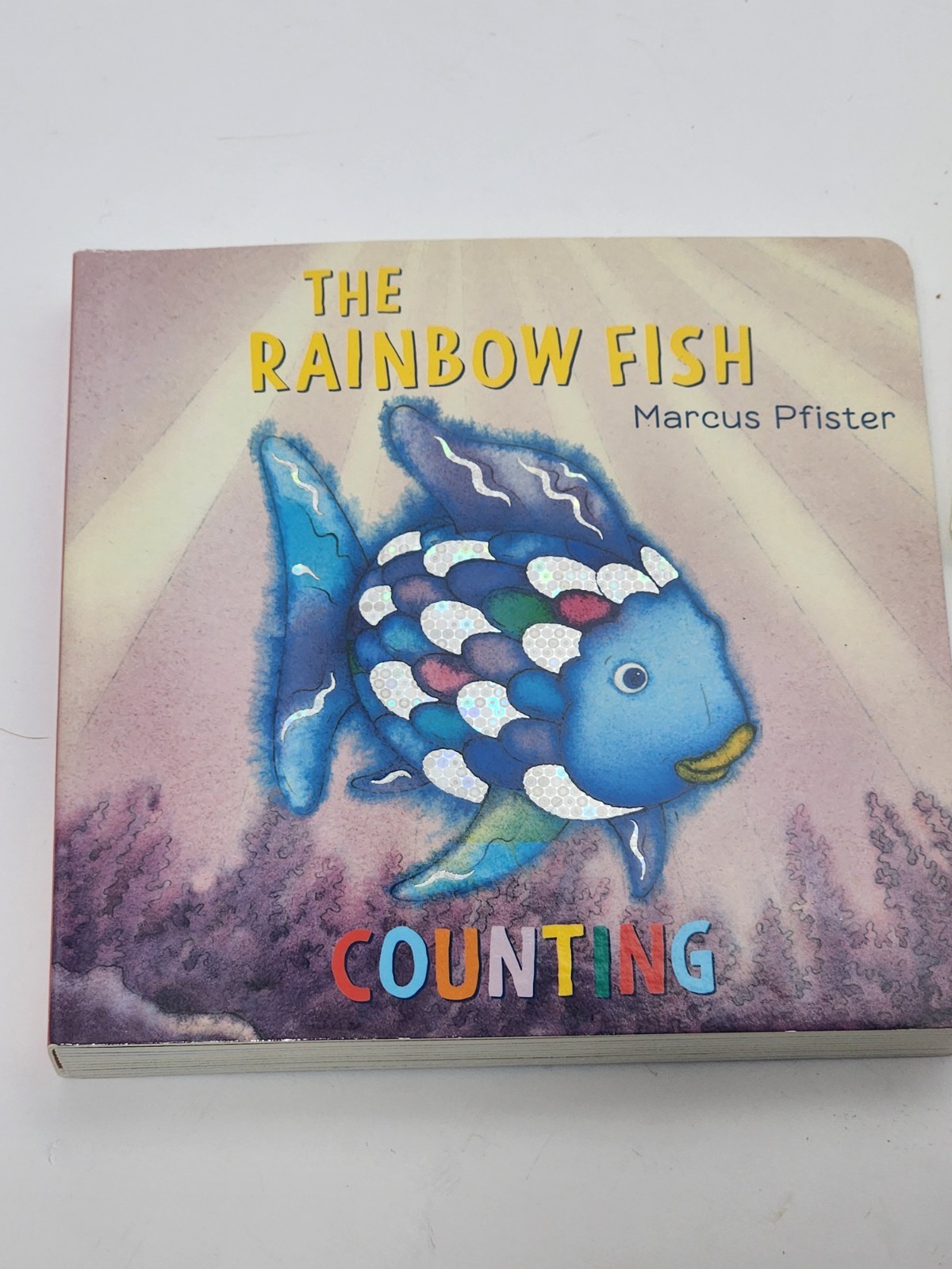 Lakeshore Toddler Storytelling Kit Rainbow Fish Counting Book Plush Pieces Set