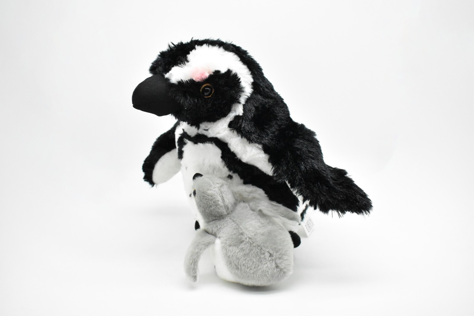 Penguin with Baby, Chick, Super Soft Plush Stuffed Animal 11″ Tall