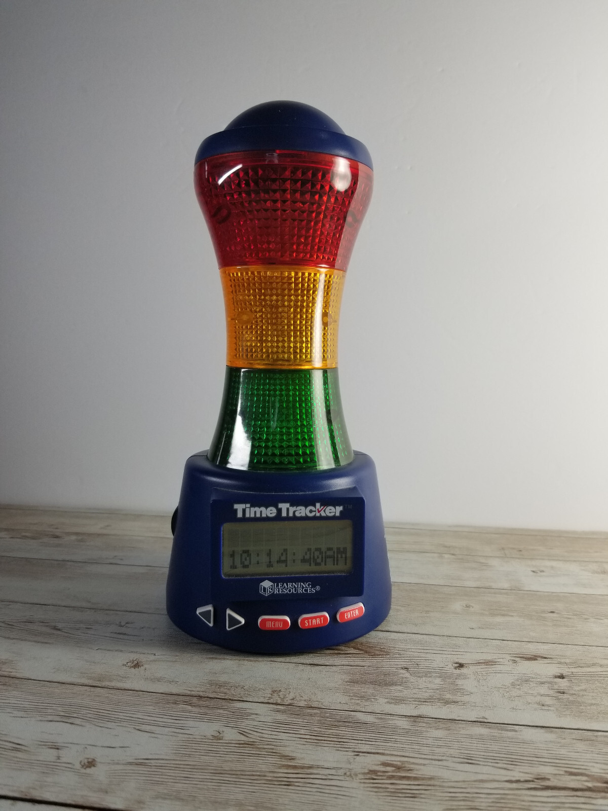 Learning Resources Time Tracker Visual Timer & Digital Clock with Lights & Sound