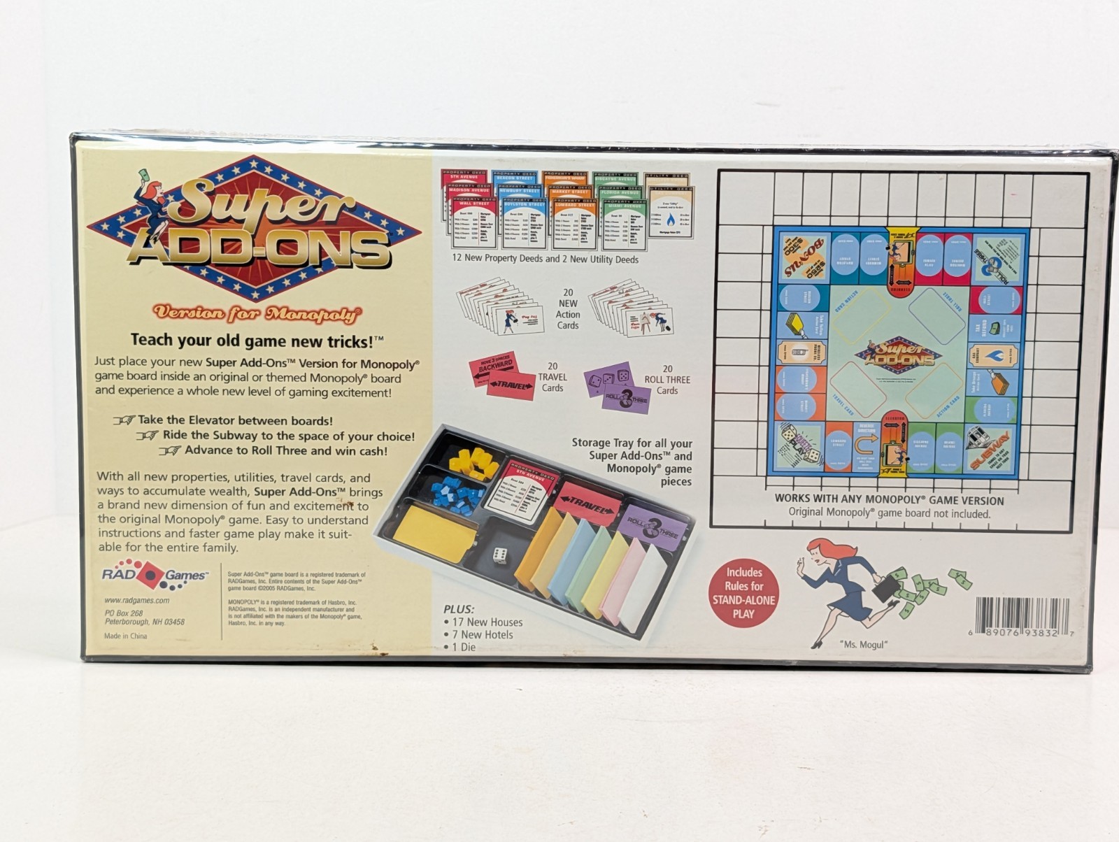 Super Add-Ons Version For Monopoly Game Board Party Family Fun 2 To 8 Players