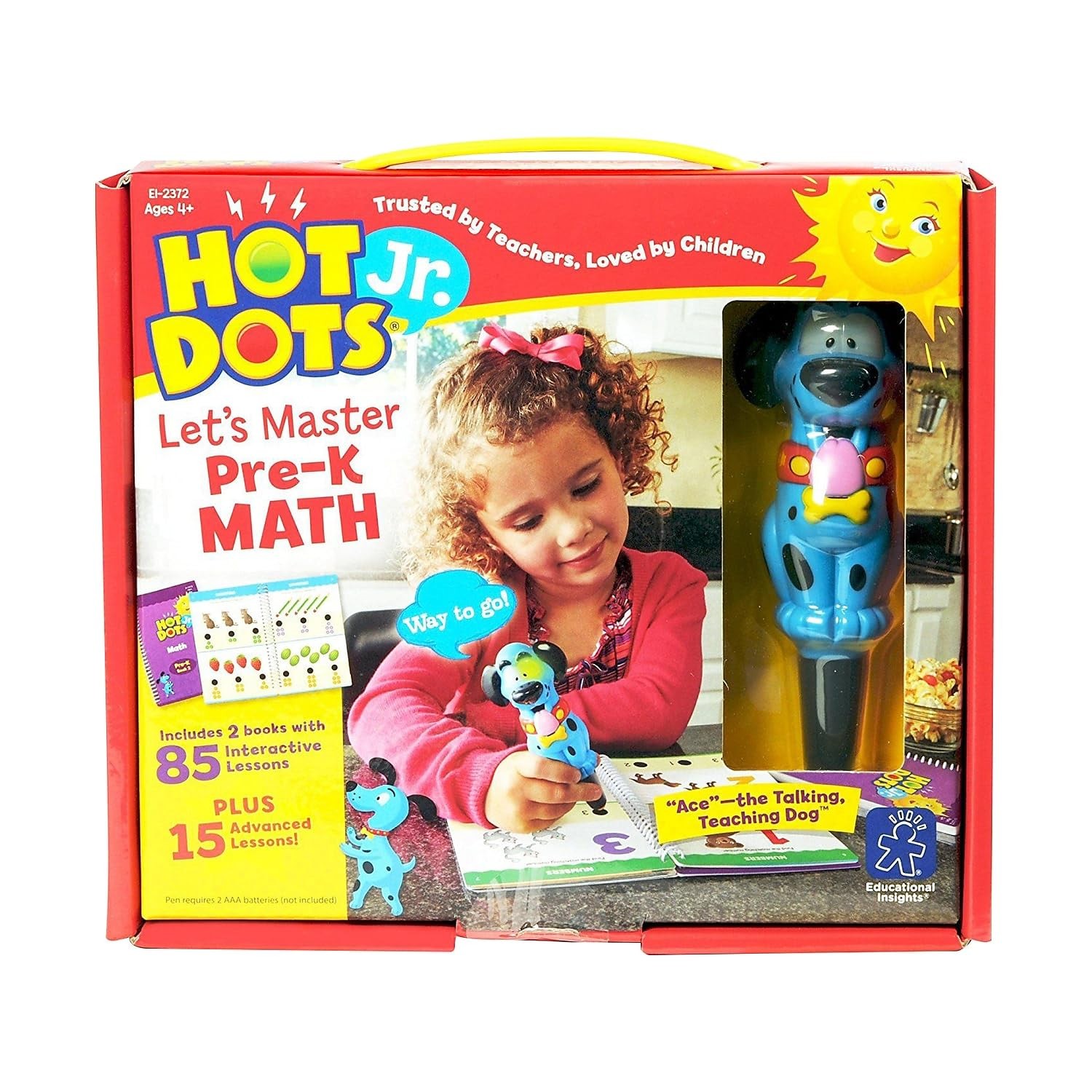 Hot Dots Jr Preschool Math Learning Set With Pen 100 Lessons 2 Books Activities