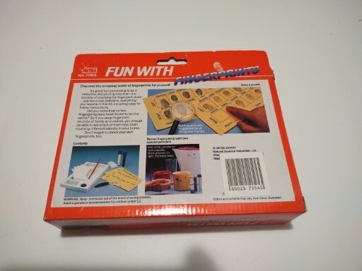 Vintage 1980’s ~ Fun with Fingerprints ~ Intro to Science ~ Age 8+ ~ NIB