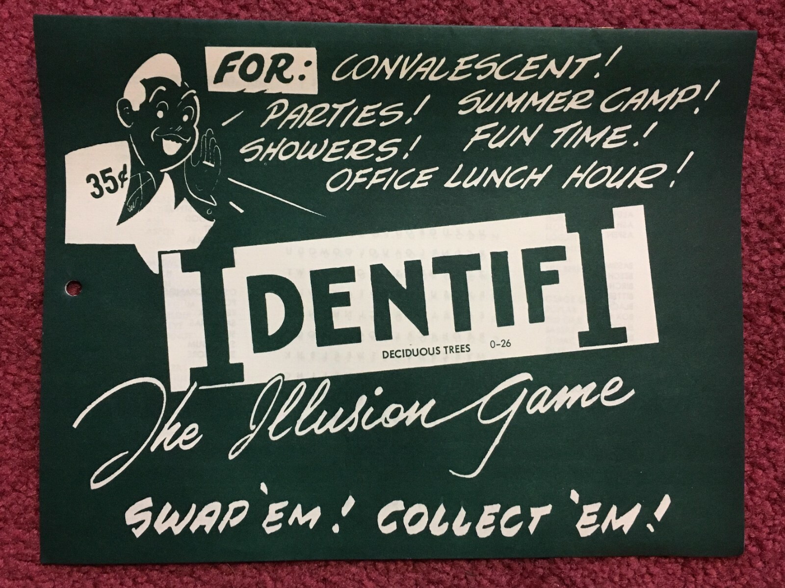 “IdentifI” Identify Vintage Word Search Books – 1964 – Unused Your Choice! NOS