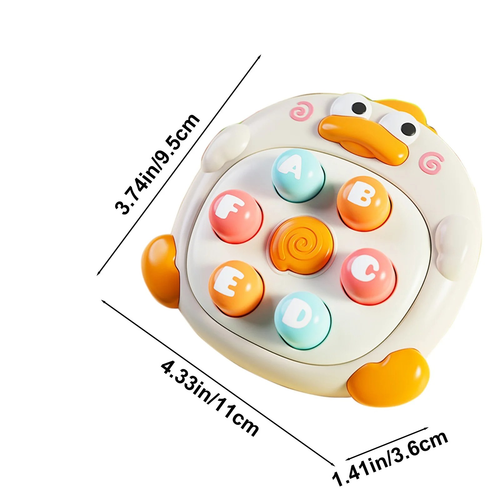 Interactive Sensory Development Toy for Toddlers with Soft Buttons Promotes Hand