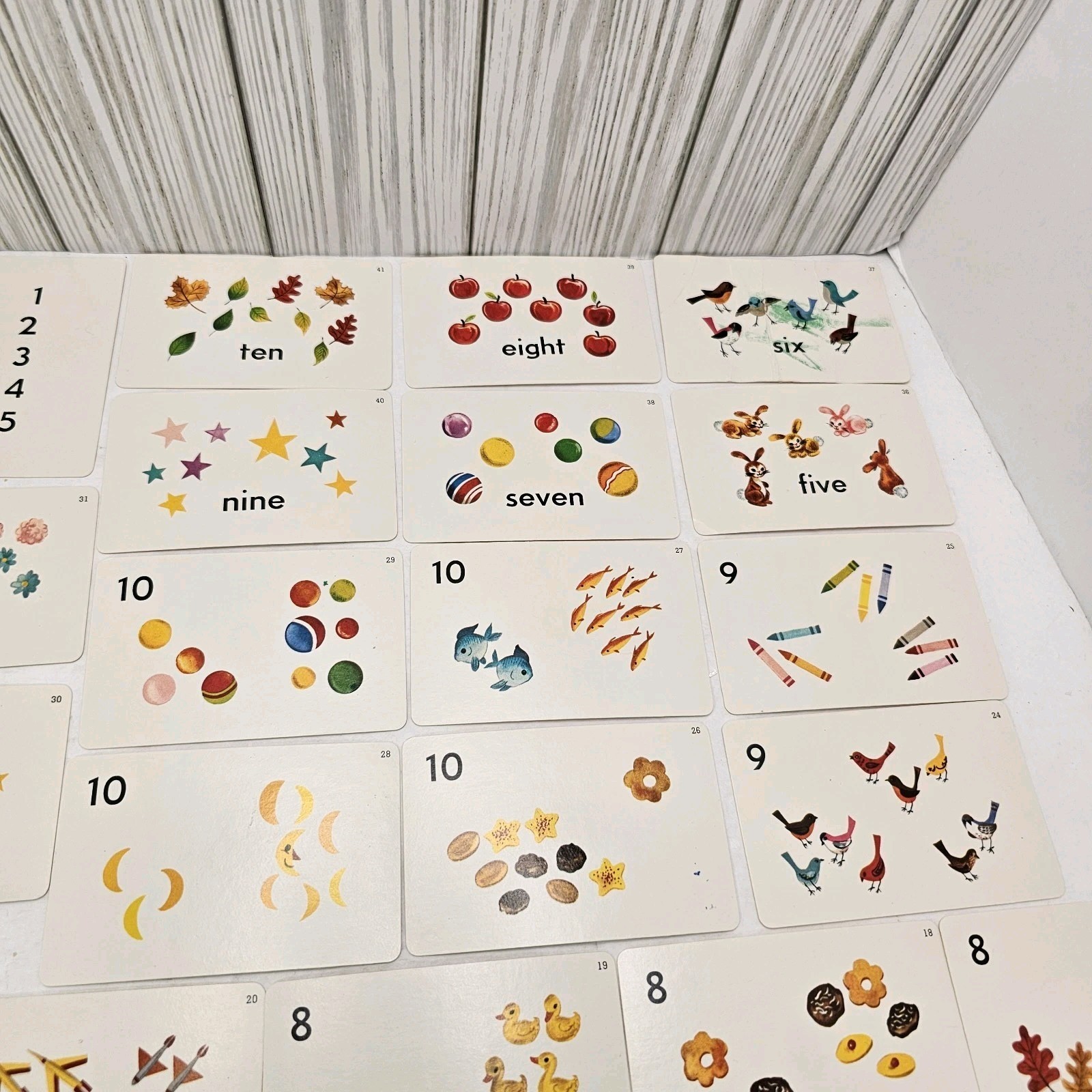Vintage Whitman Number Concept Flash Playing Cards #4577:39 Complete Ephemera