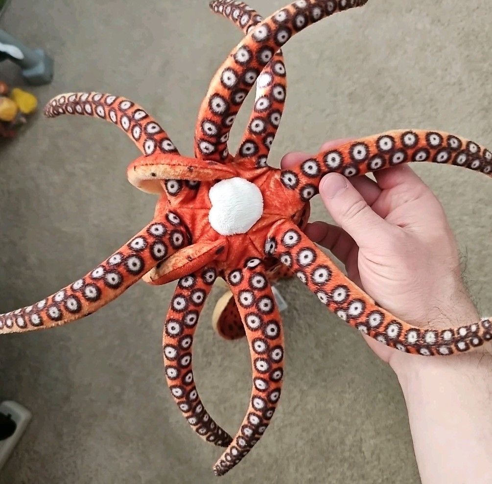 Giant Squid Realistic Cute Stuffed Animal Plush Toy Kids Gift 24″ Fiesta