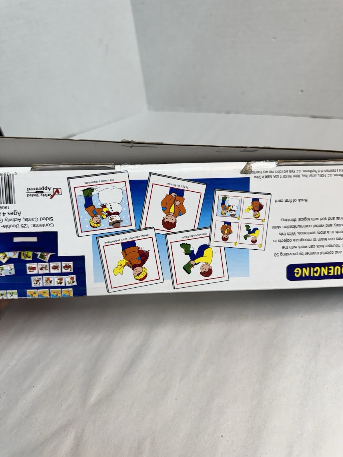 3 Inch Story Sequencing Pocket Chart Cards- by Lauri, 125 Double Sided Cards