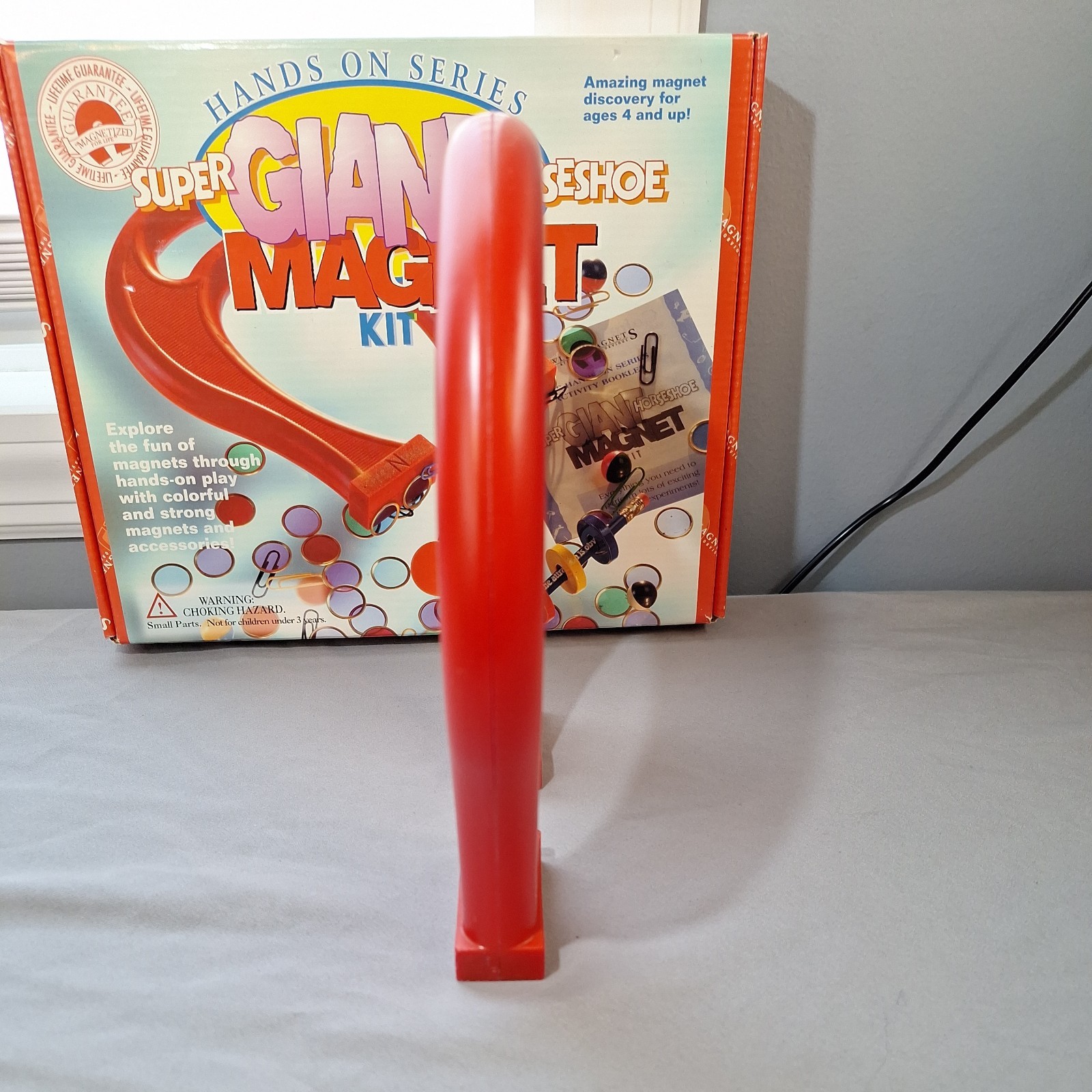 Vintage Giant Horseshoe Magnet by Dowling Magnets W/ Box
