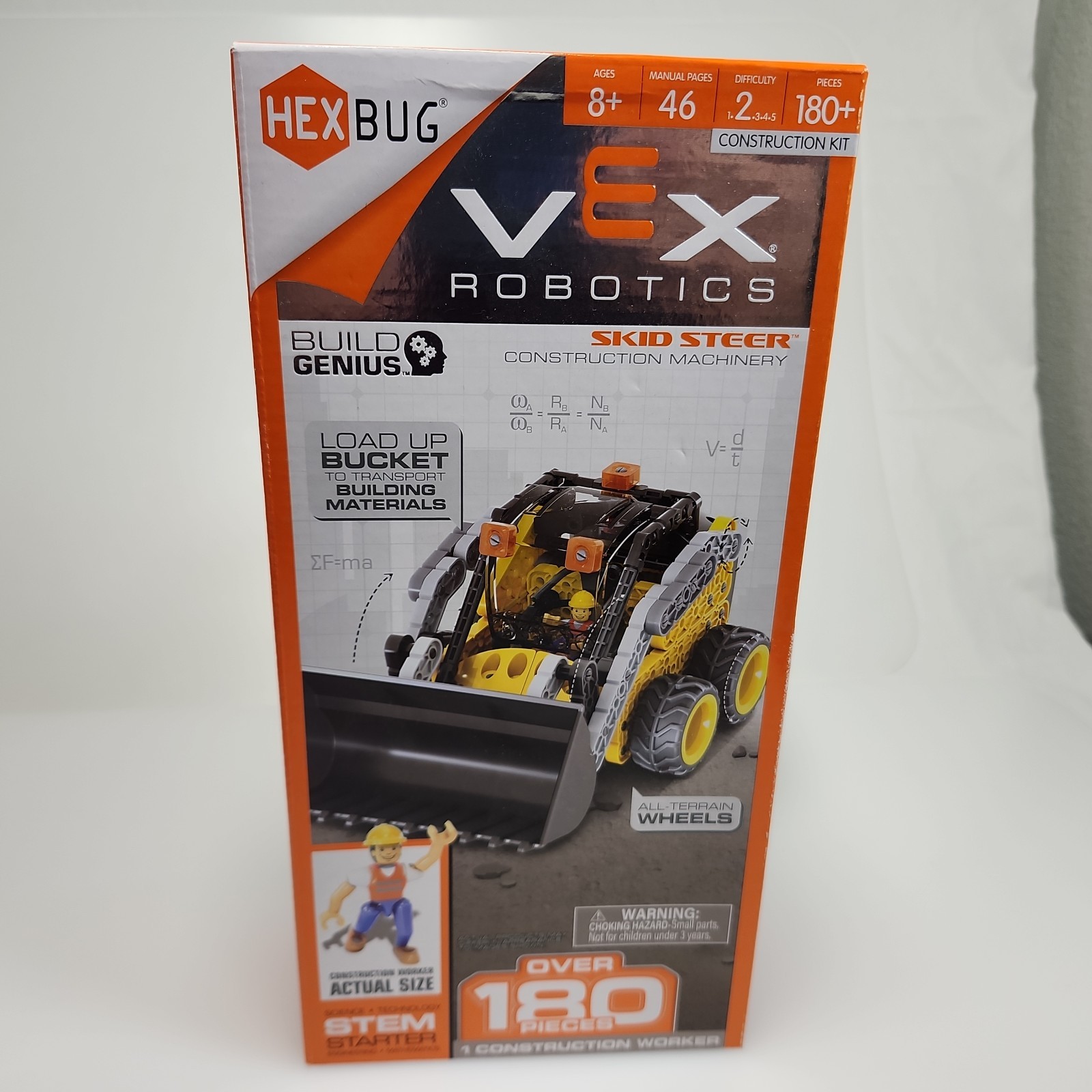 Hexbug Vex Robotics Construction – Skid Steer – Over 180 Pieces- New In Box!