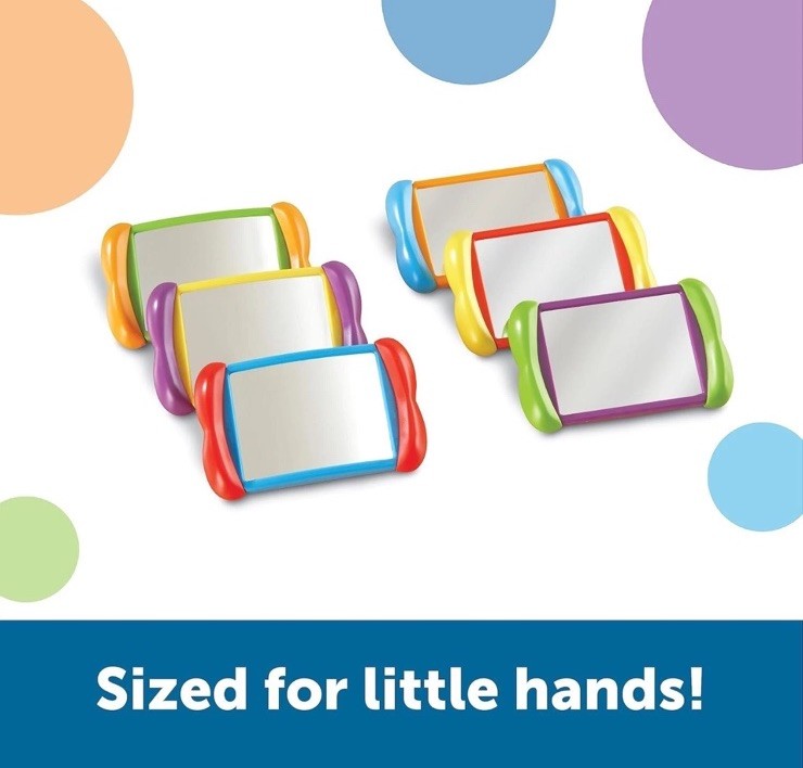 All About Me 2 in 1 Mirrors Sensory Social Learning Toy 18 Months Plus 6 Pcs NEW