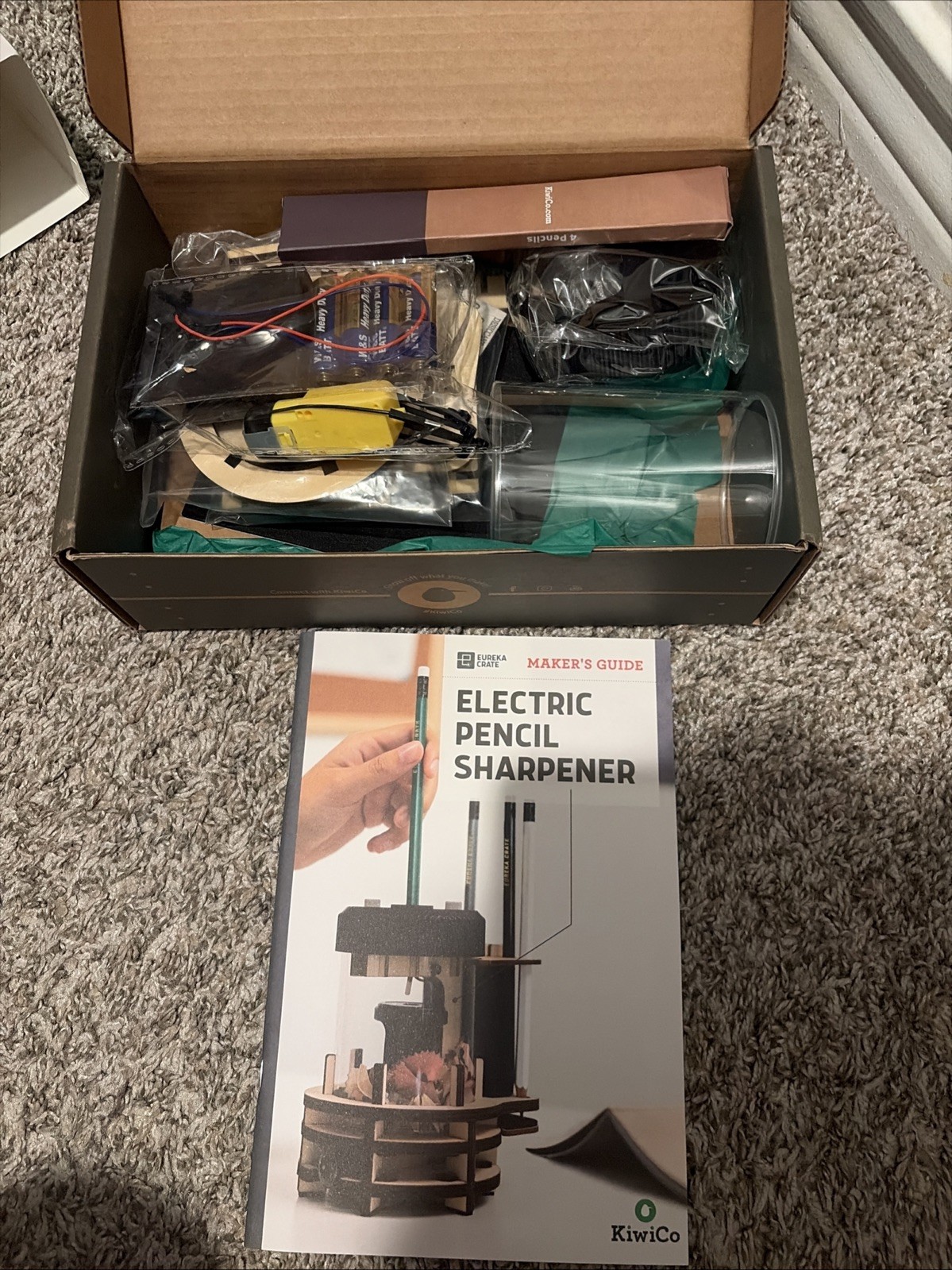 Eureka Crate Electric Pencil Sharpener DIY Kit
